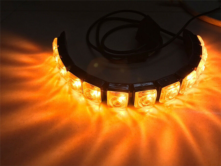 2x 6LED Car Flexible DRL Lamp w/ Switchback Sequential Flowing Turn Signal Light