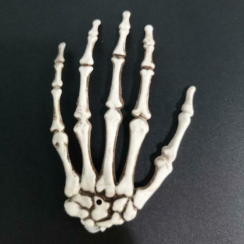 1 Pair Skeleton Hands Bone Halloween Party Decoration for Scary Props Supplies