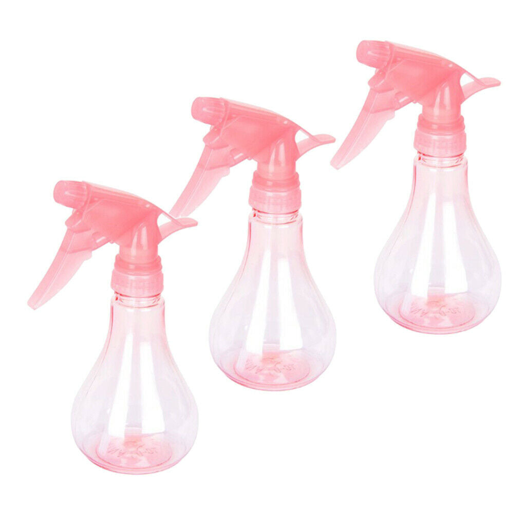 3pcs Misting Spray Bottle for Haircut Salon Skin Care Pet Washing Pink