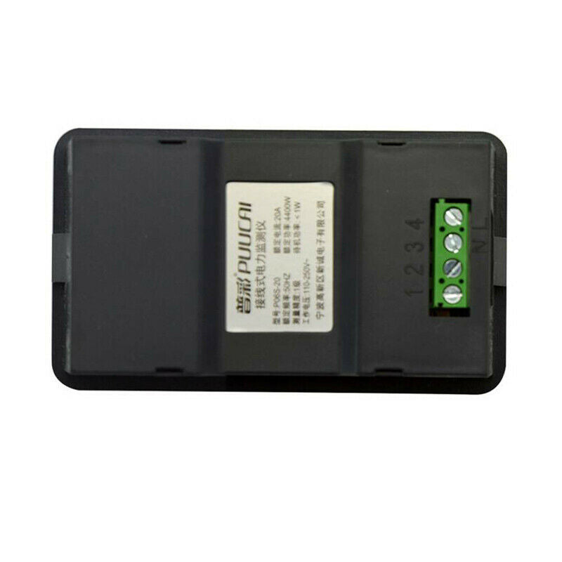 AC 20A 100V LCD Digital Volt Voltage Watt Current Power Meter Ammeter Voltme SJ