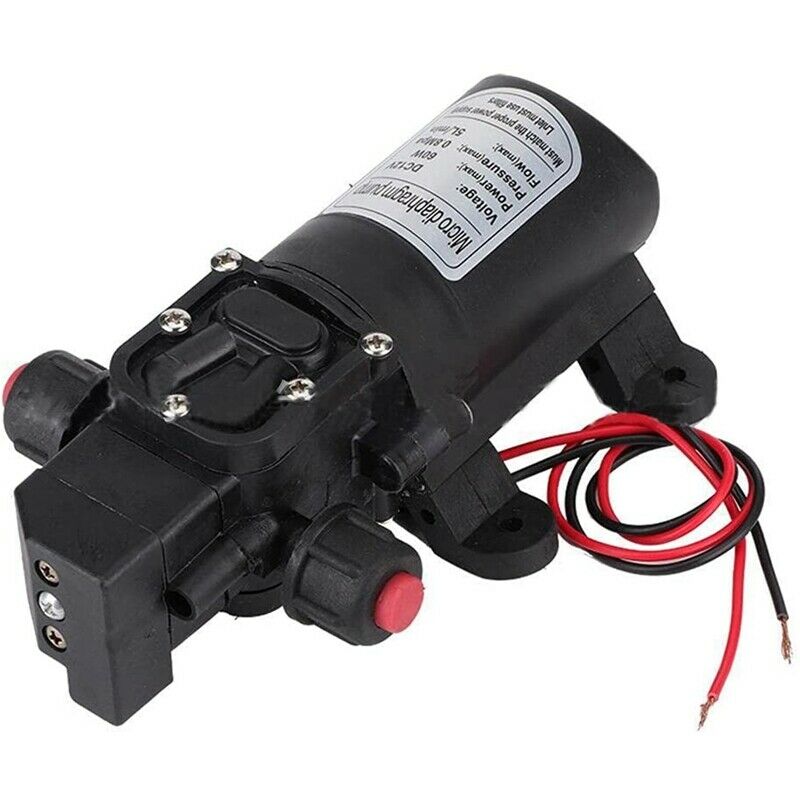 12V Electric Diaphragm Water Pump Mini DC Automatic Switch High Pressure Car WC3