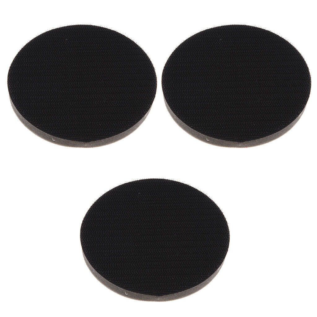 3 Pieces Cushion Interface Pad For Hook&Loop Sanding Disc Backing Pads