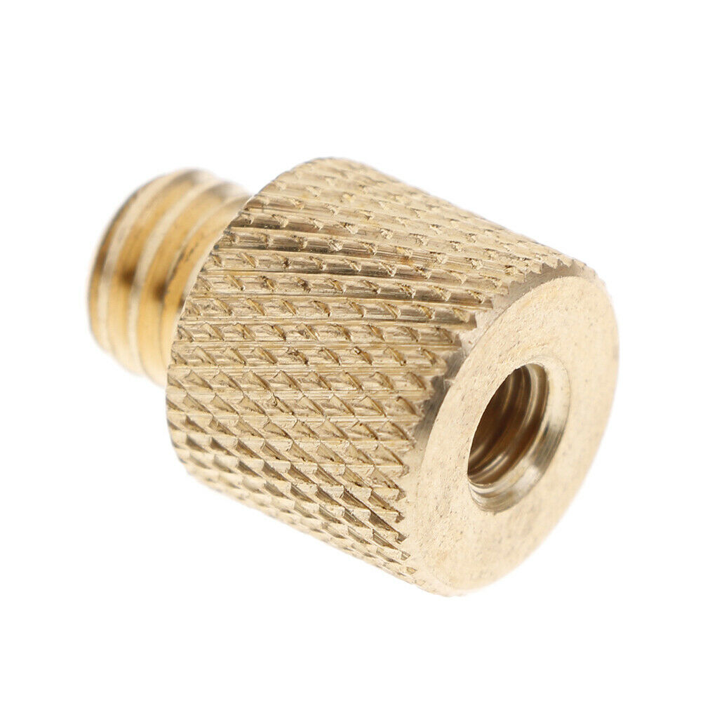 1/4" Female to 3/8" Male tripod thread reducer adapter brass copper for c.l8