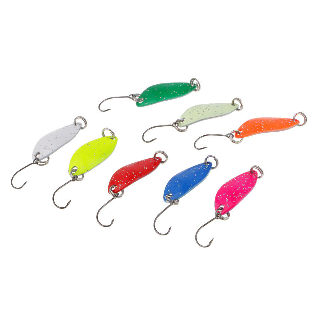 8 Pieces Artficial Lures Bait Hard Fishing Baits Spinner Baits Crankbaits