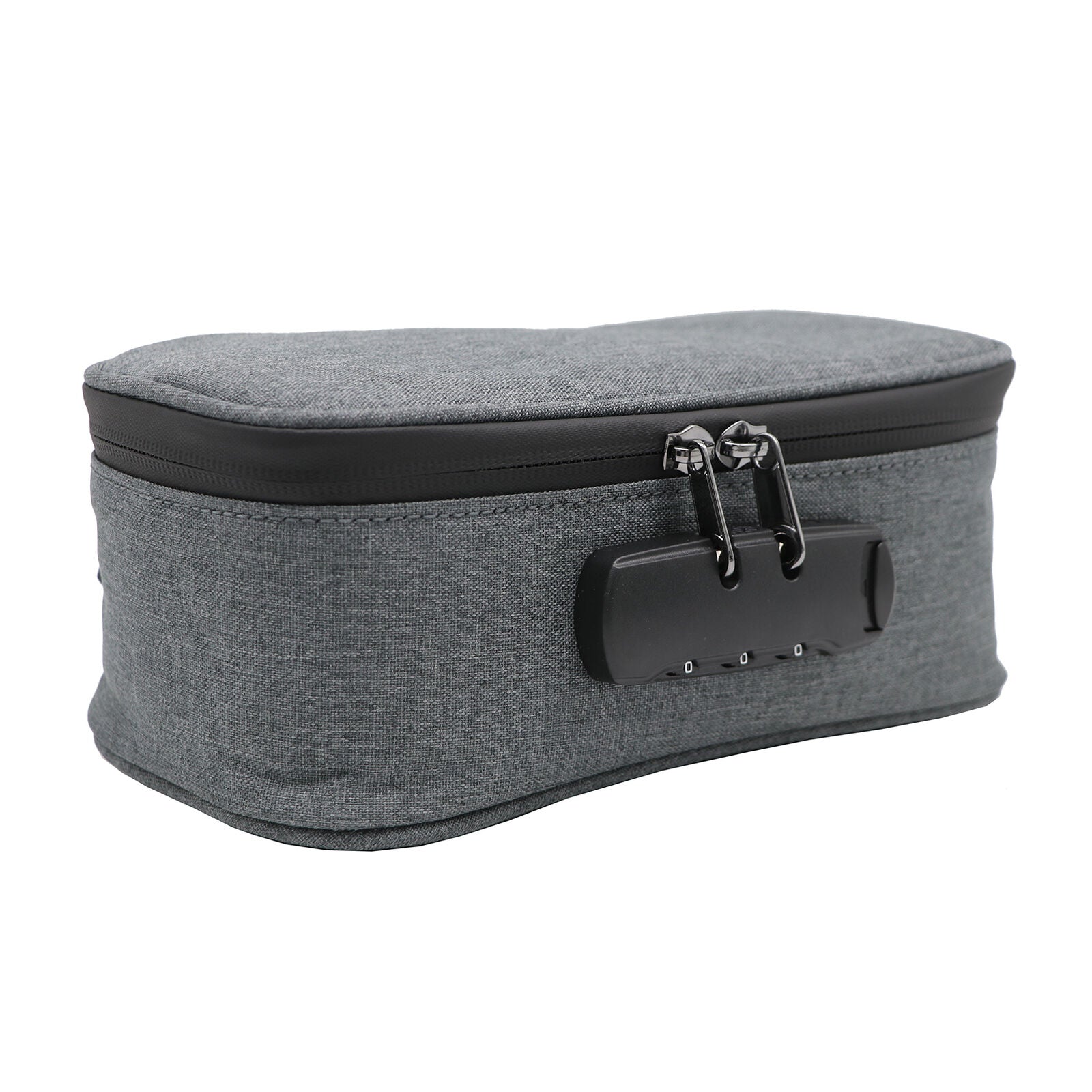 Smell Proof Bag Lockable Case Stash Box Roll Tin Container Travel Storage Case U