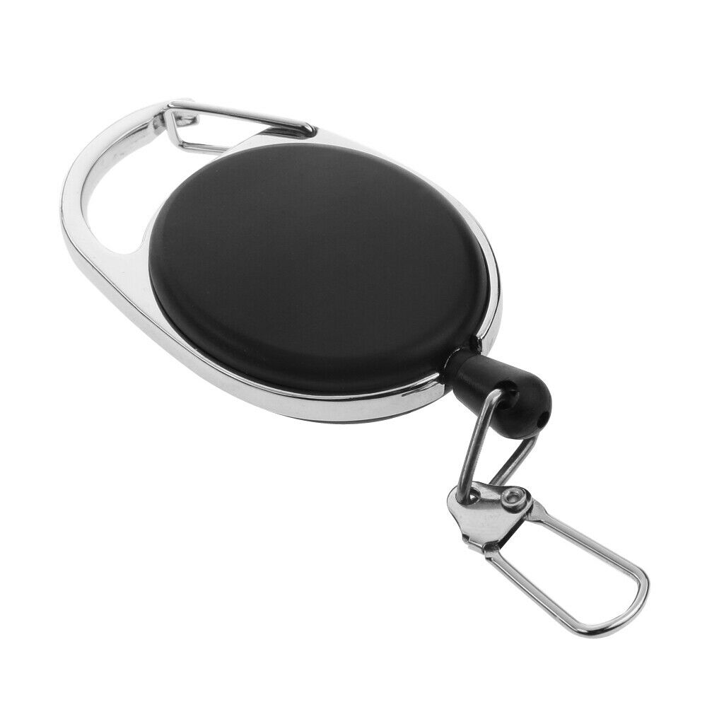 2 Retractable And Extendable Keychains, Multifunctional Snap Keychain