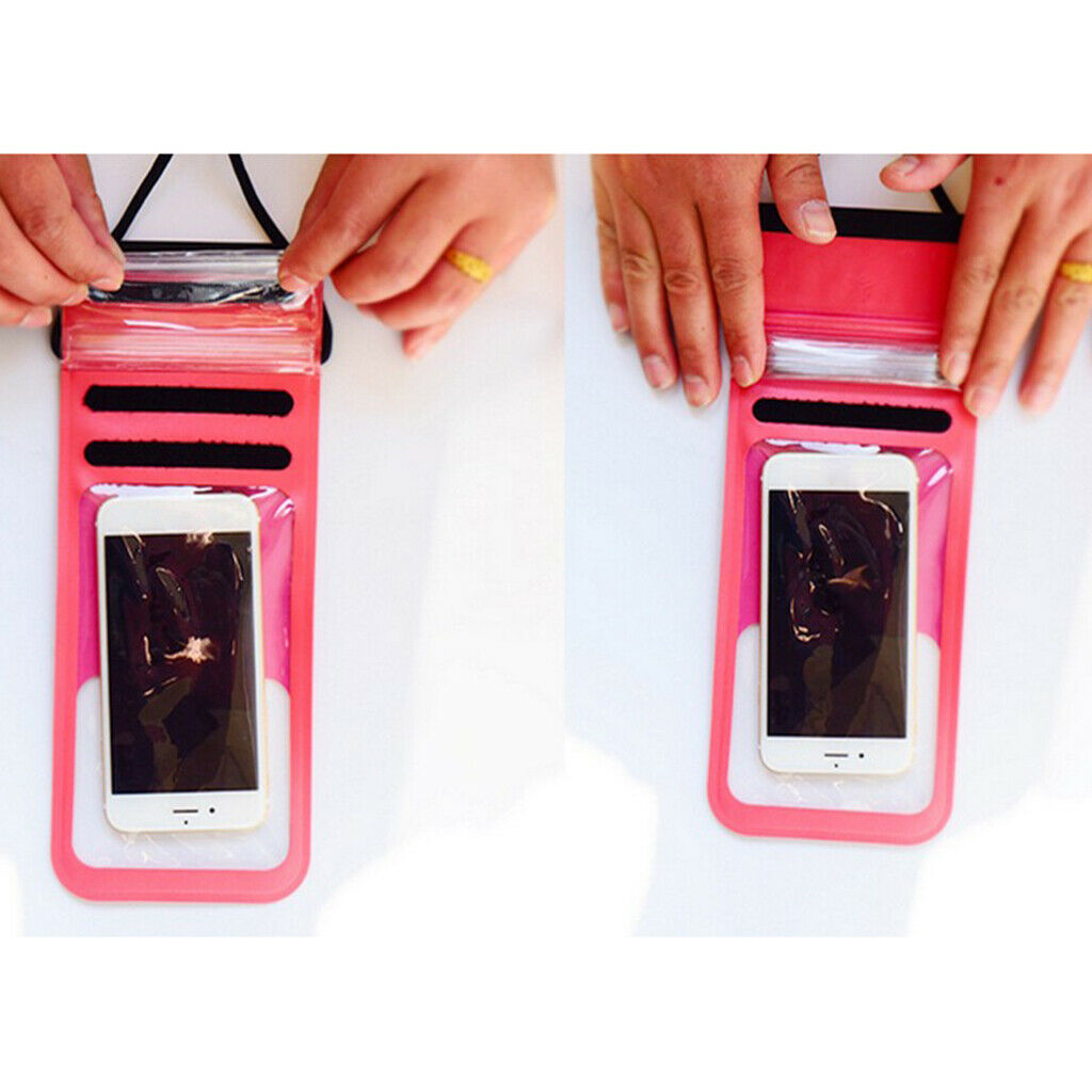 Waterproof Phone Case Bag Underwater Phone Surfing Cell Phone Black M