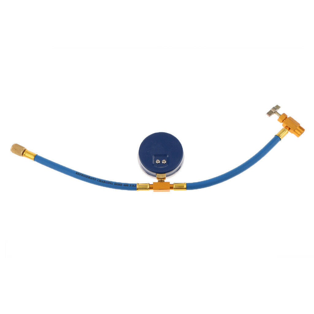 Auto Plastic R134A to R12/R22 A/C Refrigerants Recharge Hose Pipe Gauge New