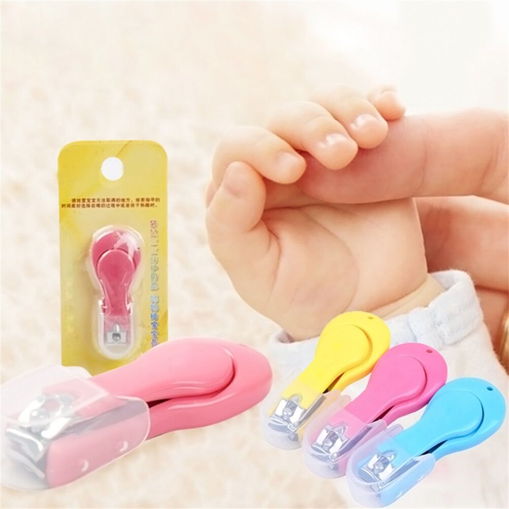 Baby Nail Clippers Safety Cutter Care Toddler Infant Scissors Manicure Se.l8