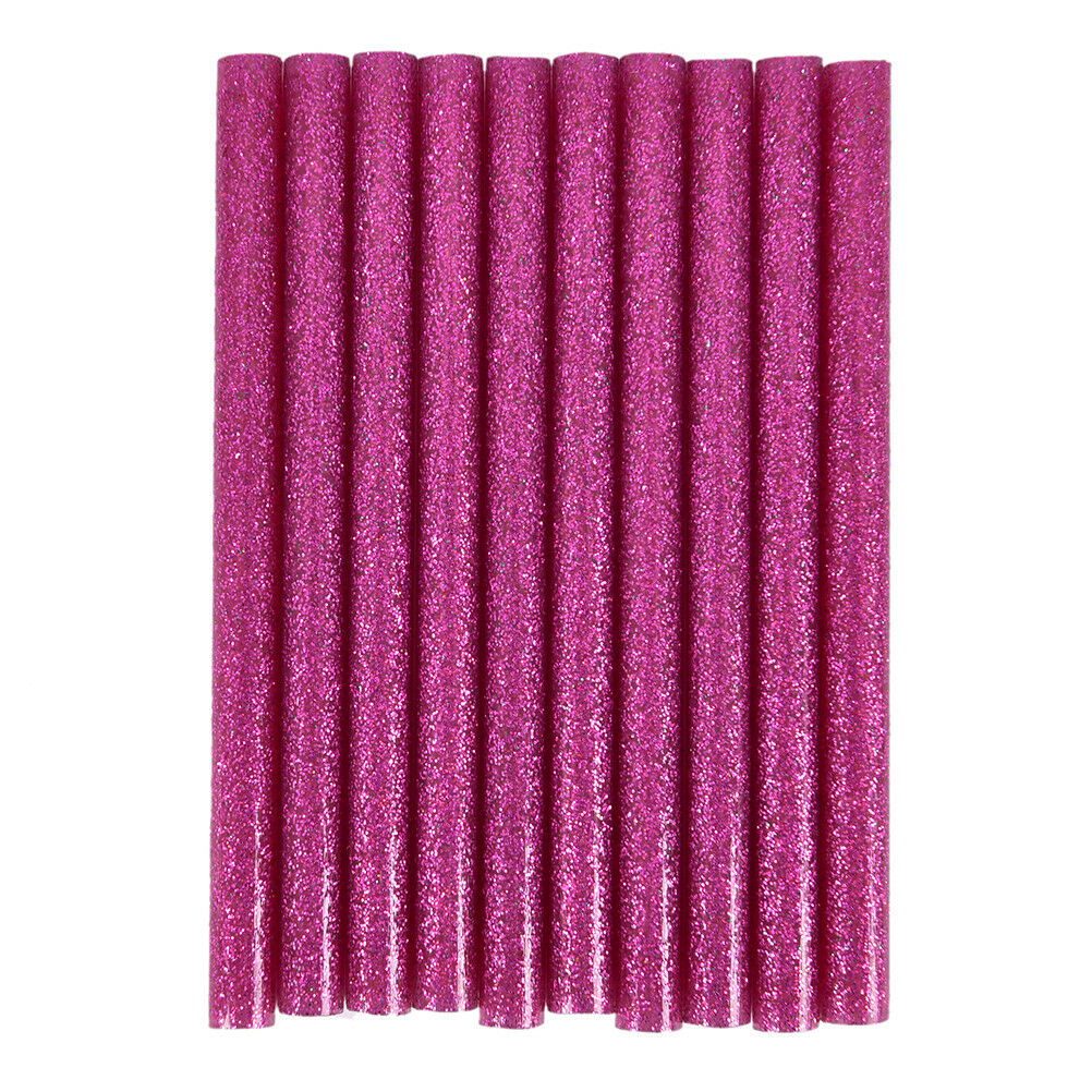10* Glitter Hot Melt Glue Sticks For Electric Heating ToolDIY Art Craft100.l8