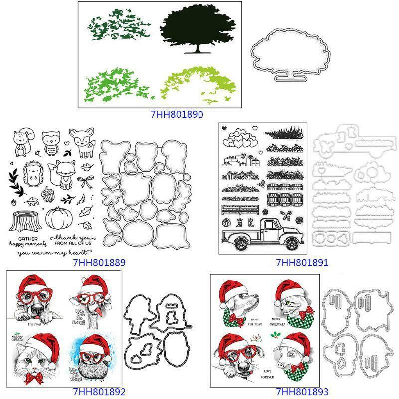 Farm Harvest Goods Metal Cutting Dies And Clear Stamp Set For DIY Scrapbooking