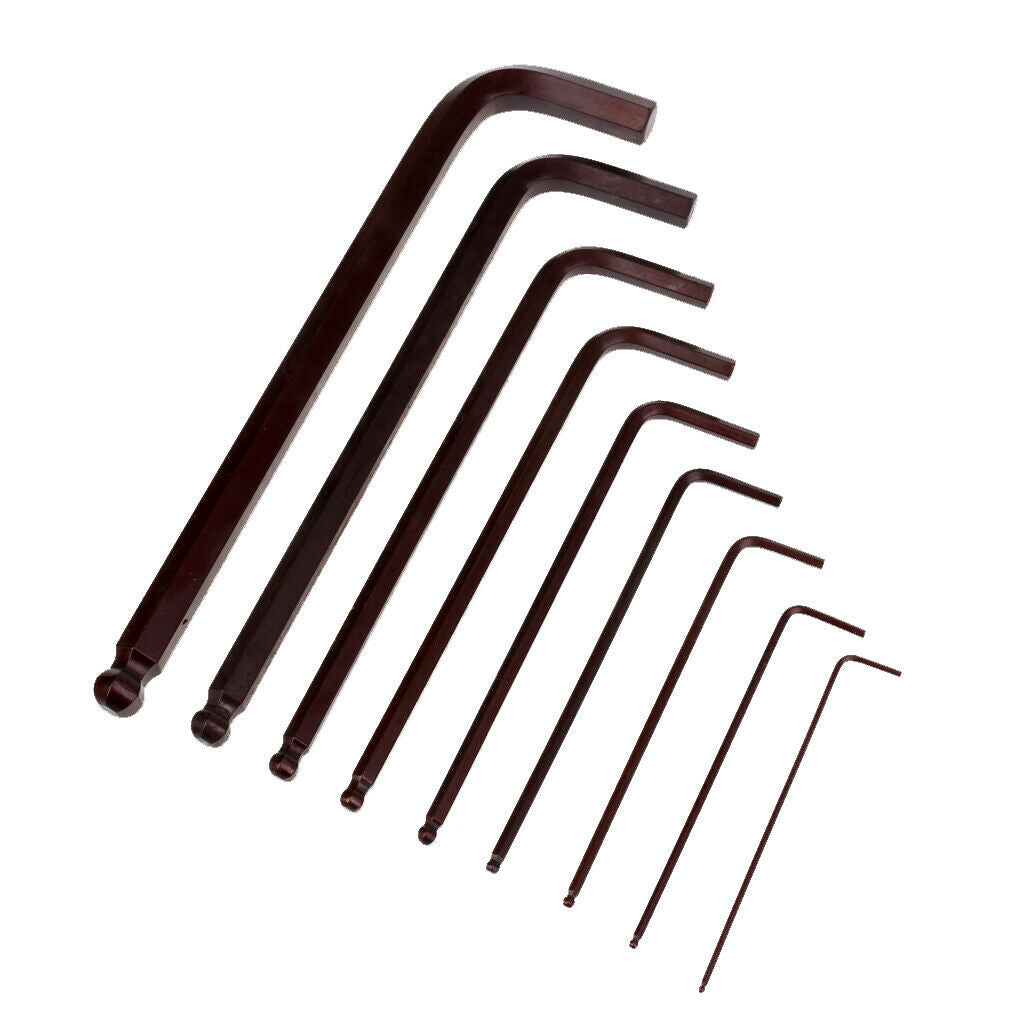 Bicycle Long Arm Metric Wrench Set Allen Hex Hexagon Key Repair Tool kits