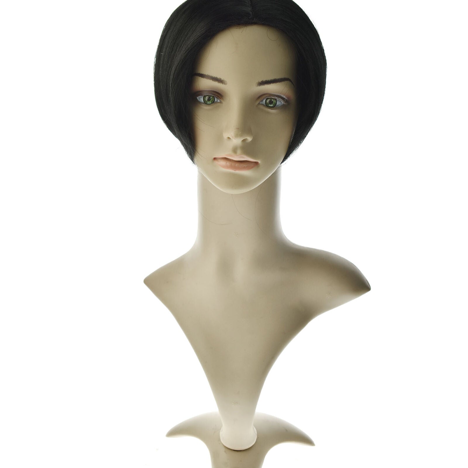 Black Hair Wig Natural Straight Hair Short Wig For Women