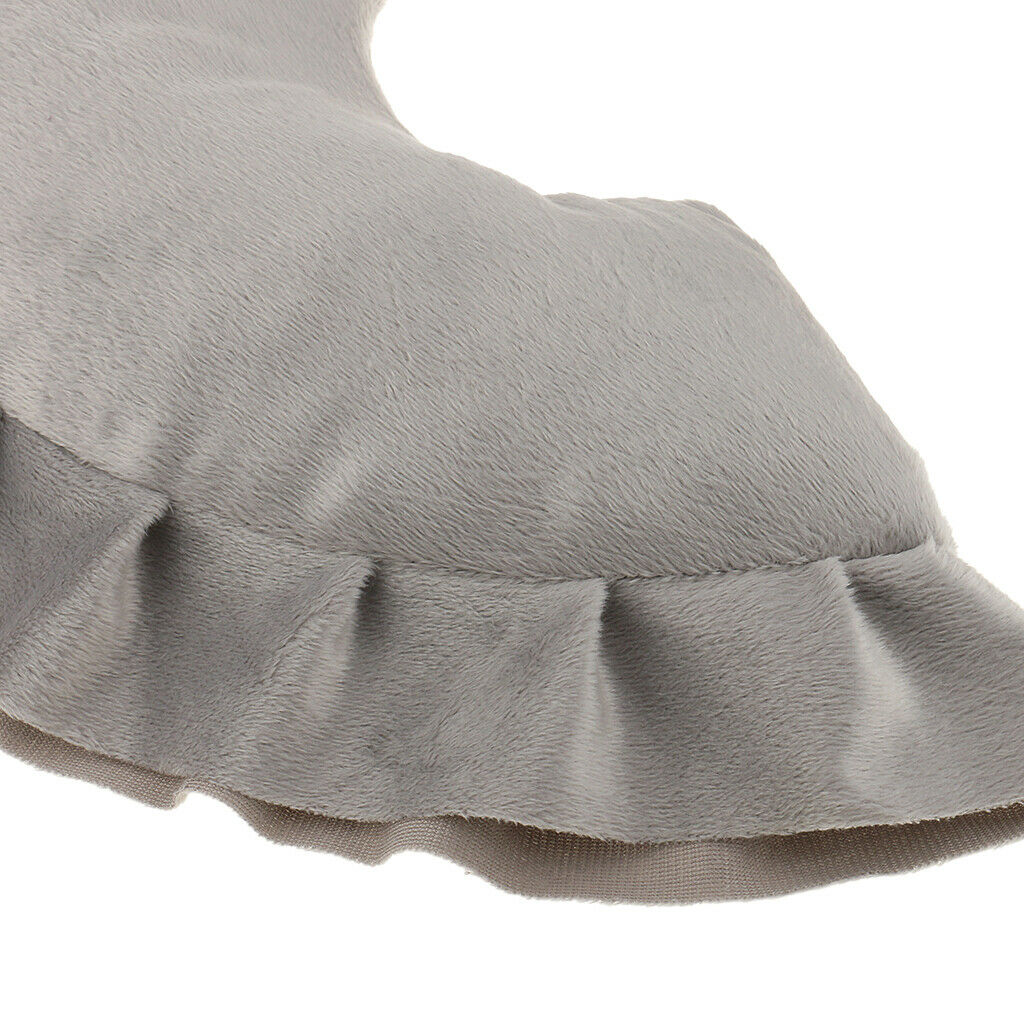 2Pcs Comfort Massage Table Cradle Face Relax Pillow U Cushion Travel Gray