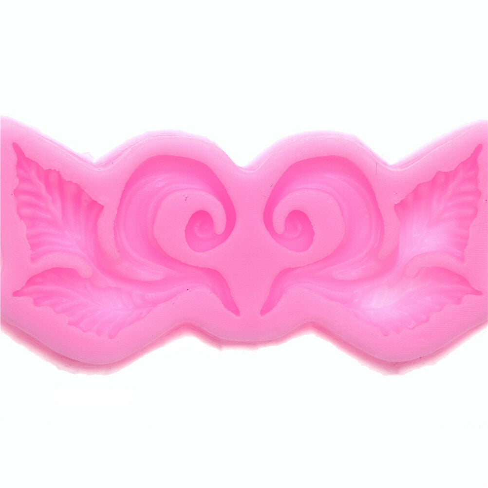 European Symmetrical Lace Cake Border Silicone Mold Fondant Cake Decorat T.l8