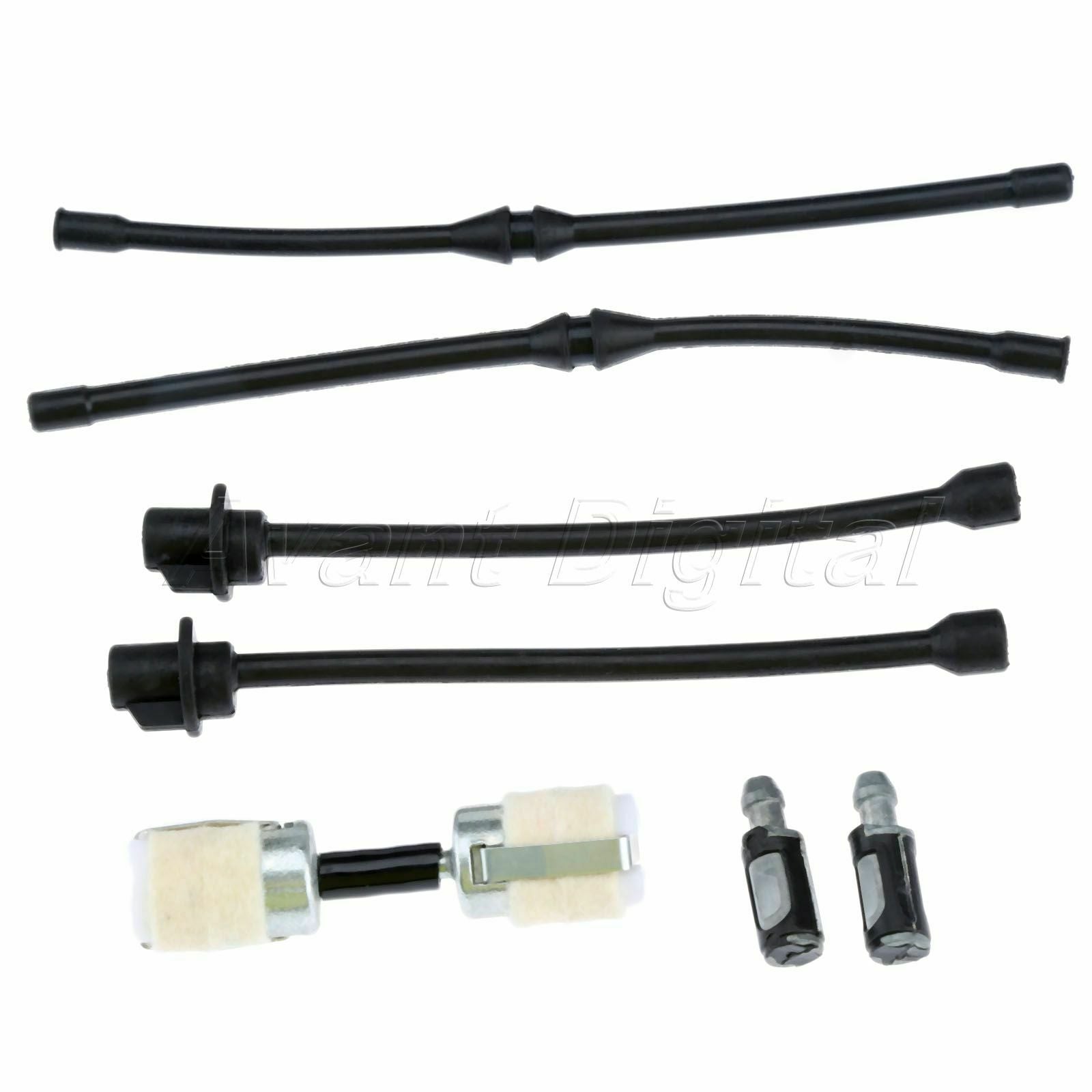 Chainsaw Parts  for 52cc 58cc Hose Kit 8pcs Oil Fuel Filter Pipe 4500/5200/5800