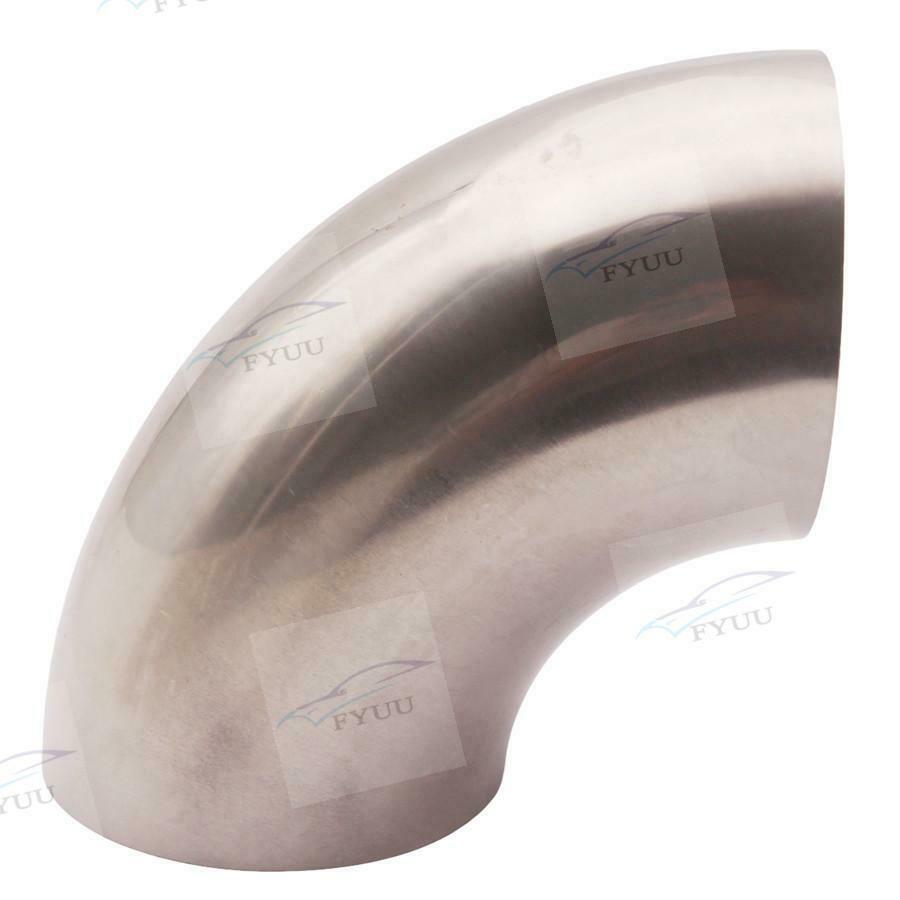 4” Ultra Tight Radius Mandrel Bend 90 Degree 304 Stainless Steel 0.84D Exhaust