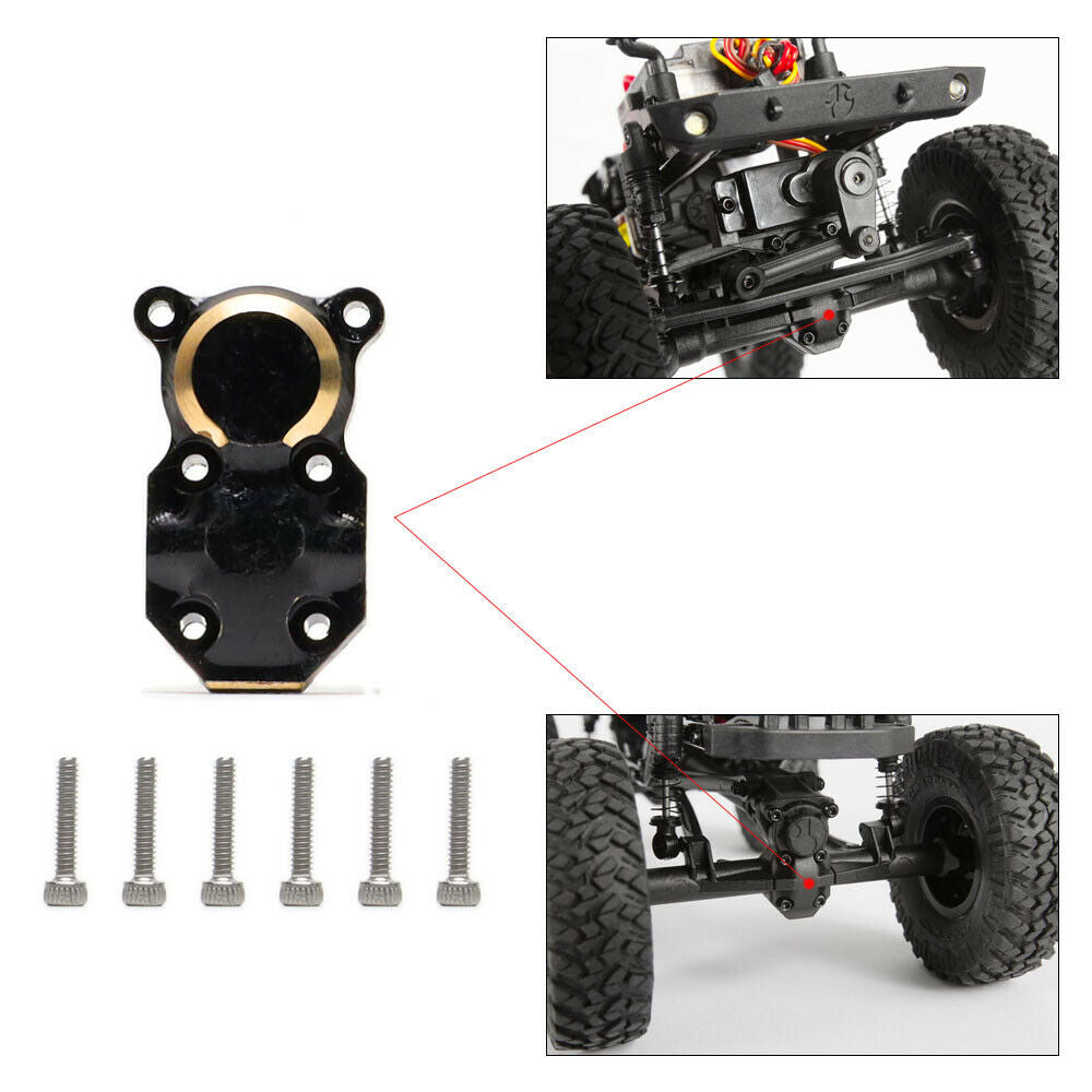 2PCS Axle Diff Housing Cover for 1/24 RC Crawler Car Axial SCX24 90081 Chevrolet