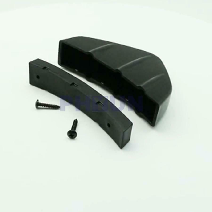 4x Car Rear Bumper Lip Diffuser Shark Fins Splitter Stylish Universal ABS Black