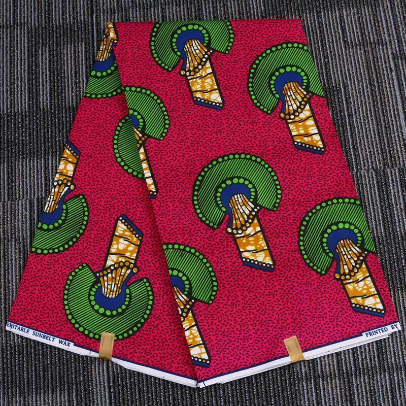 91x112cm Ankara African Polyester Wax Printing Fabric DIY Clothes Dress Material