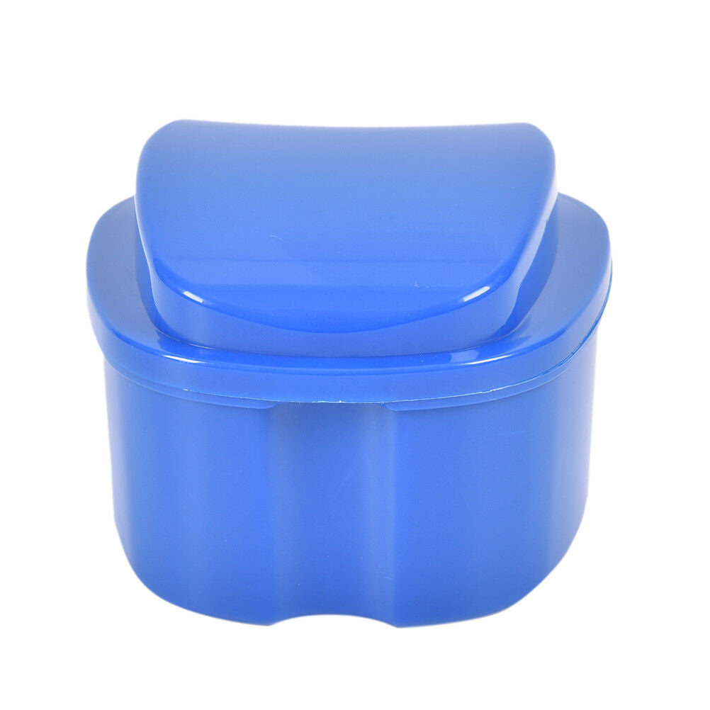 Denture Box Container Tooth Storage Case False Teeth Rinsing Basket Denta.l8