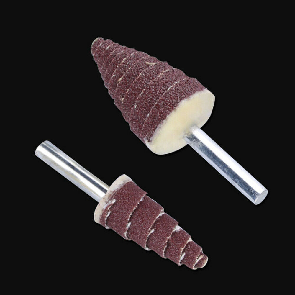 Cone Abrasive Sandpaper Wheel Sanding Grinding Polishing Head for Rotary Tool