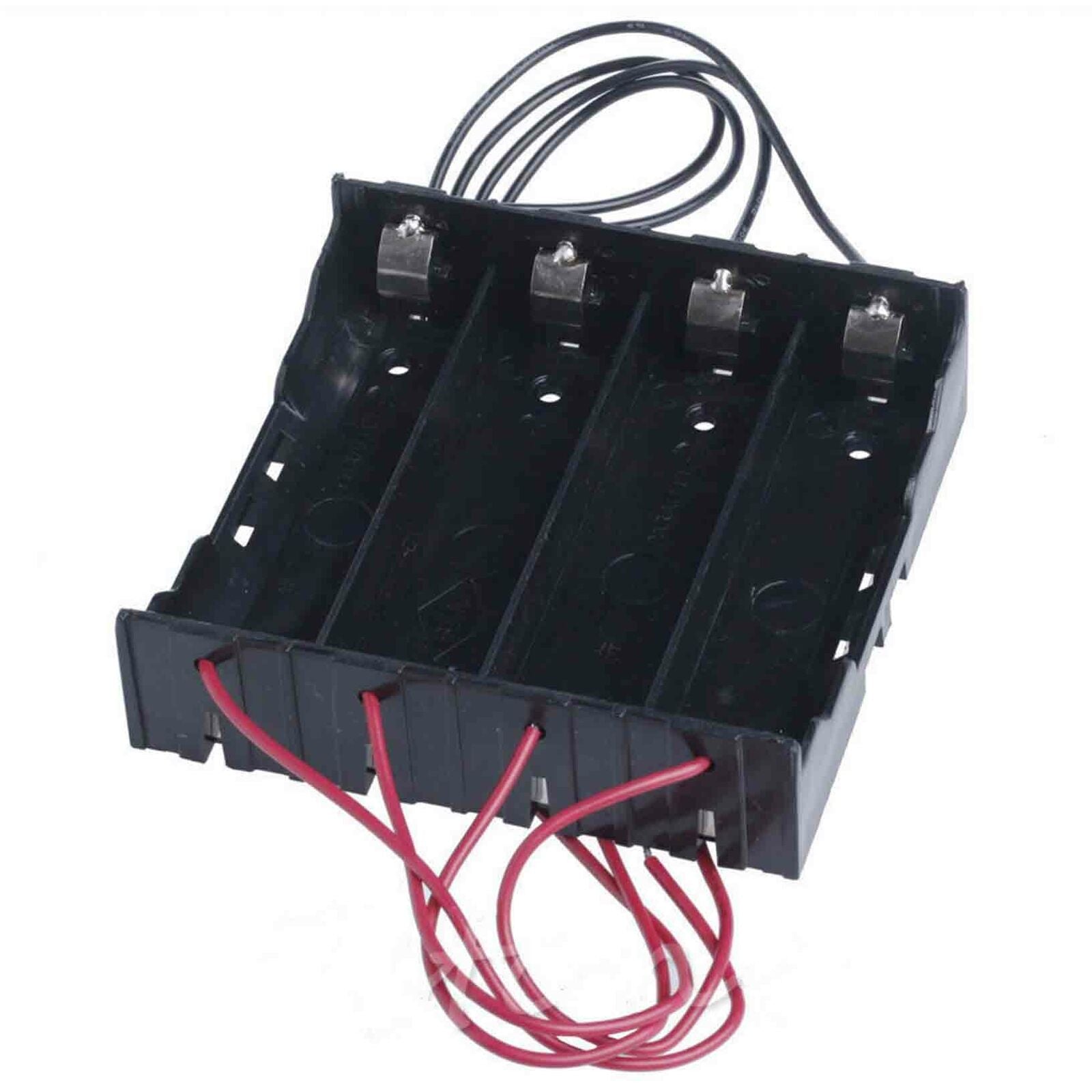 Plastic Battery Holder Storage Box Case For 4x 18650 Rechargeable Battery 1Pc