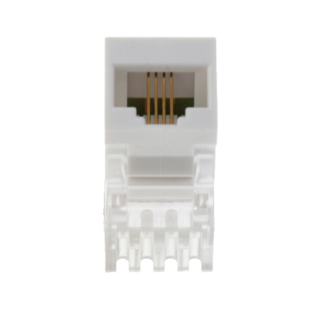 10pc CAT3 Toolless Keystone SnapIn Insert   RJ11   for DSL Voice Phone