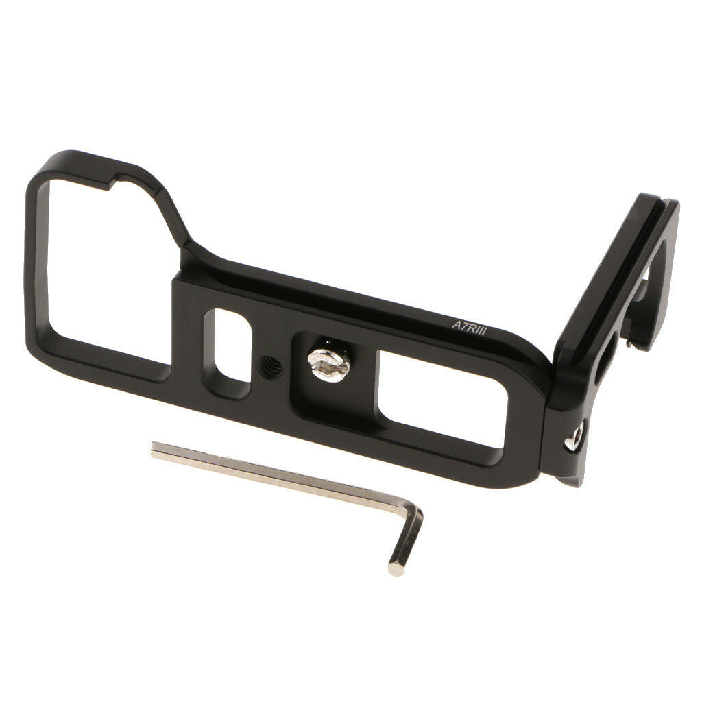Vertical L Bracket Quick Release QR Plate Holder for Sony A7RIII A7III A9