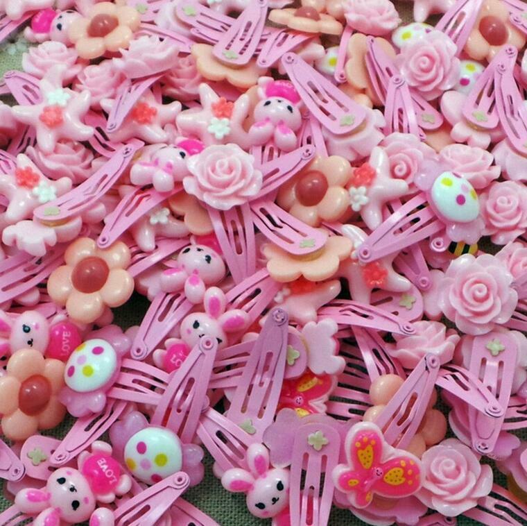 Wholesale 20pcs Mixed Cartoon Styles Baby Kids Girls HairPin Hair Clips Headwear