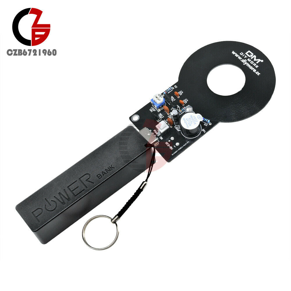 Metal Detector Kits Electronic Non-contact Sensor Module DIY Kit + Battery Box
