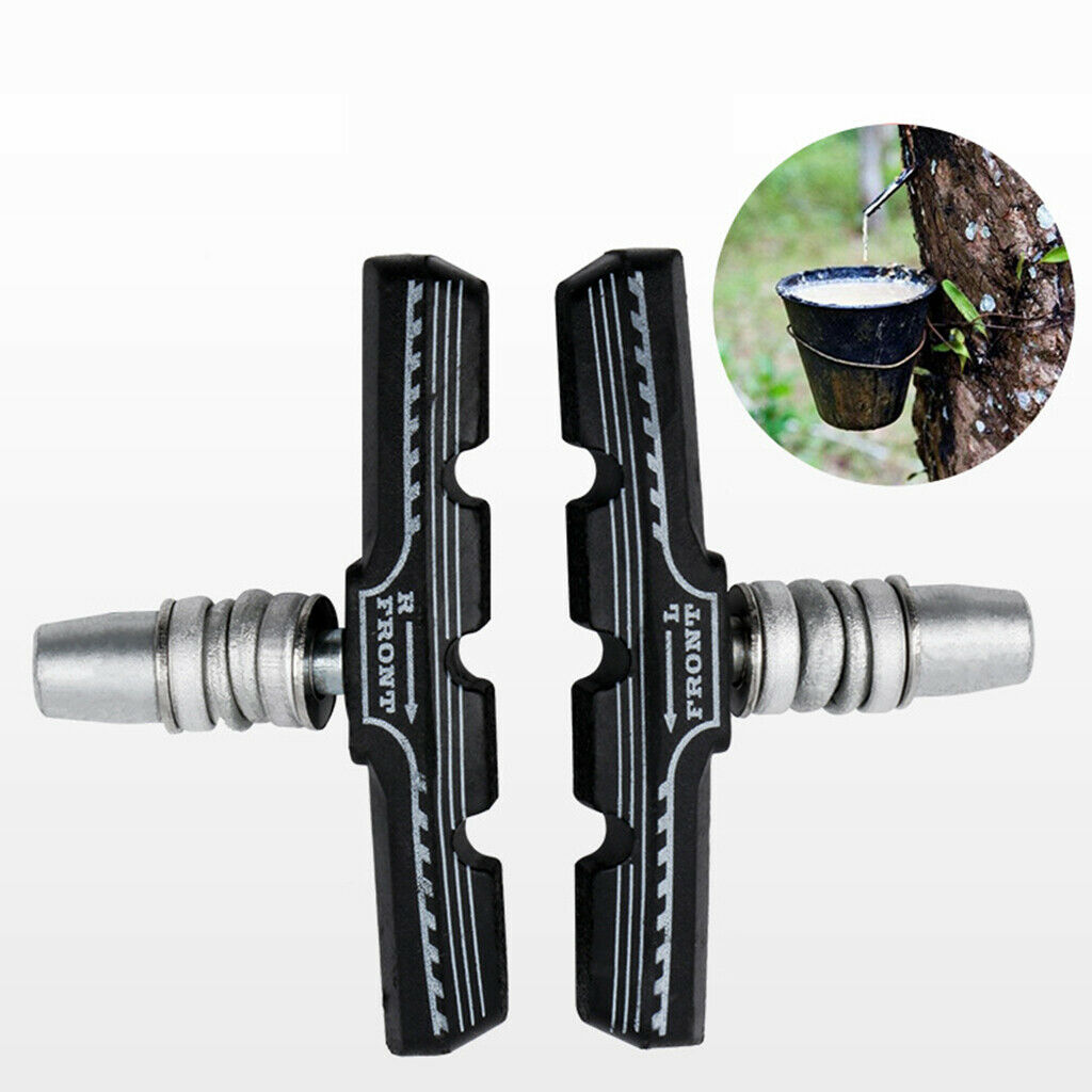 Rubber Bike V Brake Pad   Blocks Anti-Slip Durable Cycle Accessories