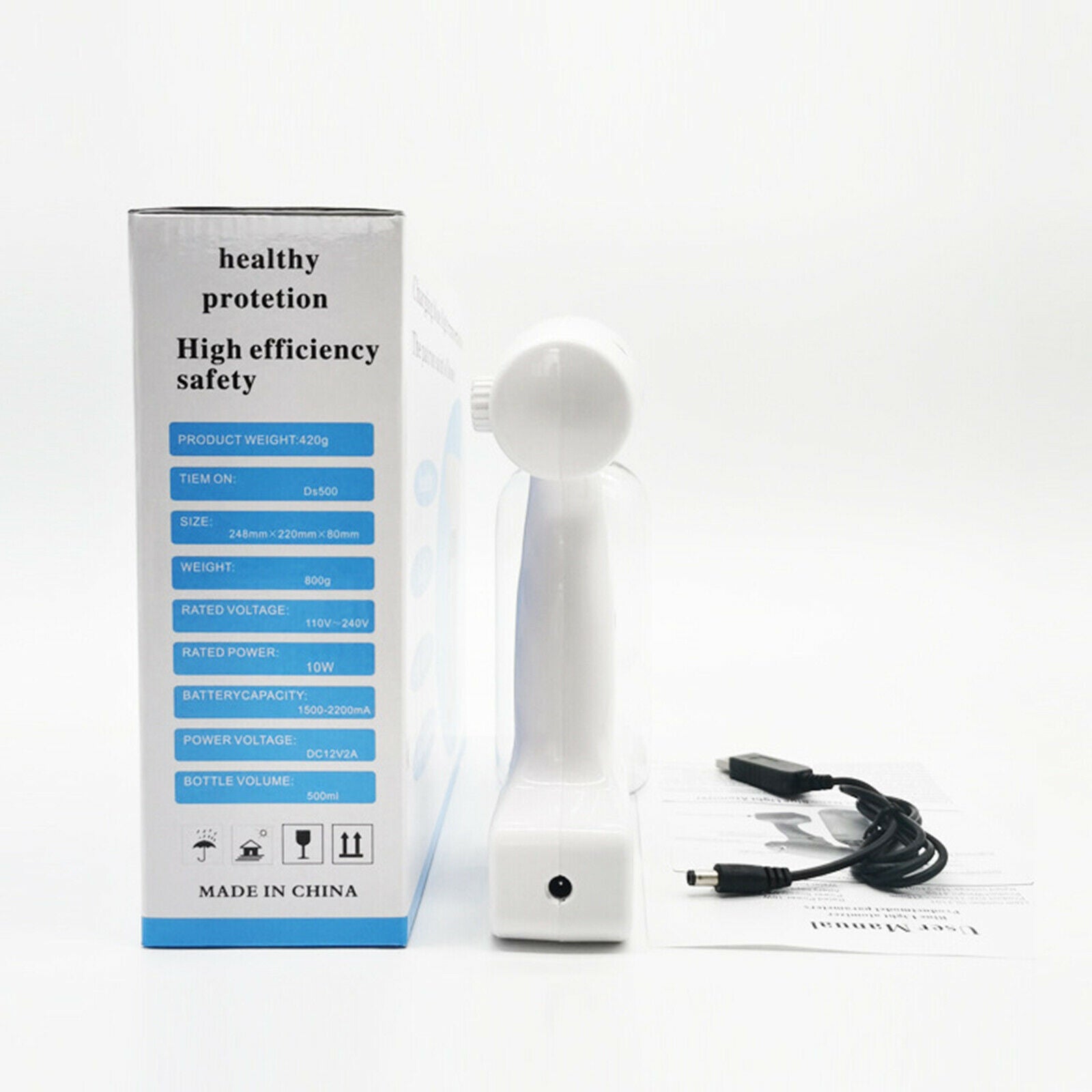 500ML Nano Steam  Light Sterilizer Nano Disinfent Spray for Home Car
