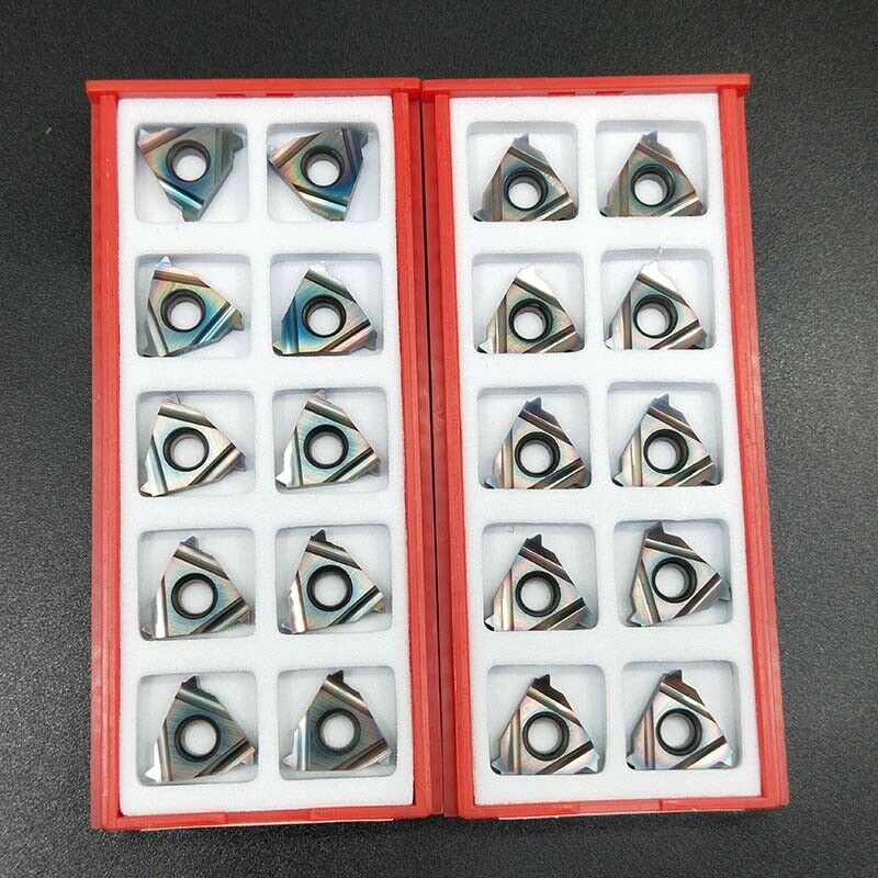 HRC45° 16ER 2.0ISO 1135 Indexable CNC Carbide Threading Insert For SER holder