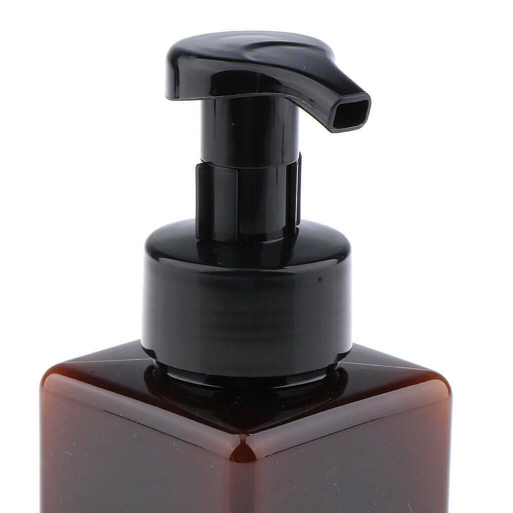 2Pcs Square 250ml Foaming Soap Dispenser Foam Pump Bottle for DIY Liquid Soap,