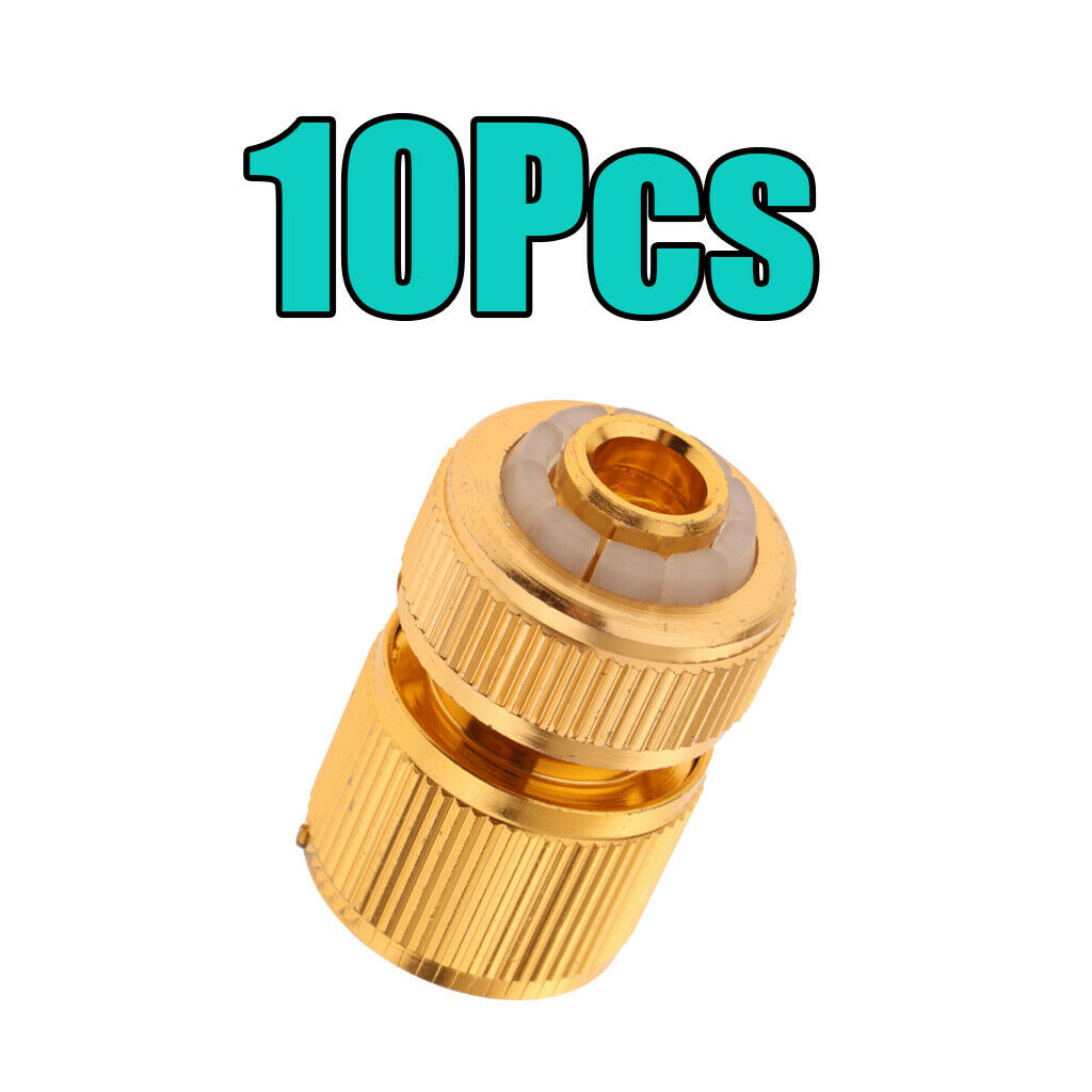 10PCS 1/2'' Female Brass Quick Connector Fitting for Watering Hose Pipe