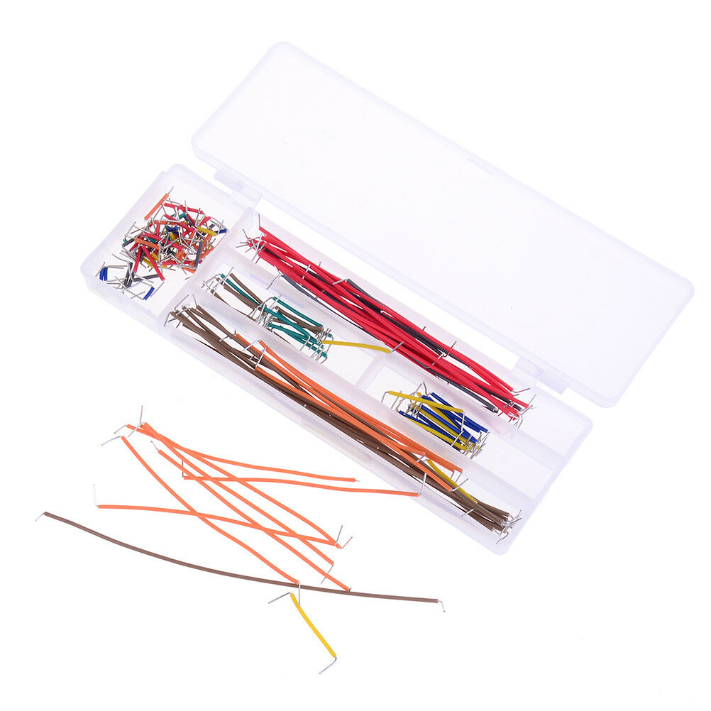 140pcs solderless breadboard jumper cable wire kit box DIY shield ,.l8