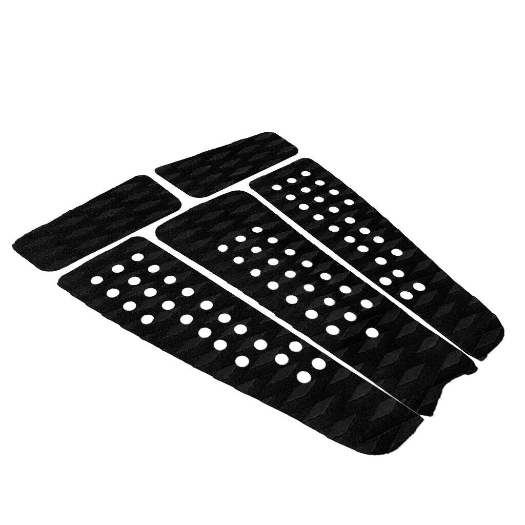 9 Pieces Non-slip Black EVA Surfboard Surf Traction Pad