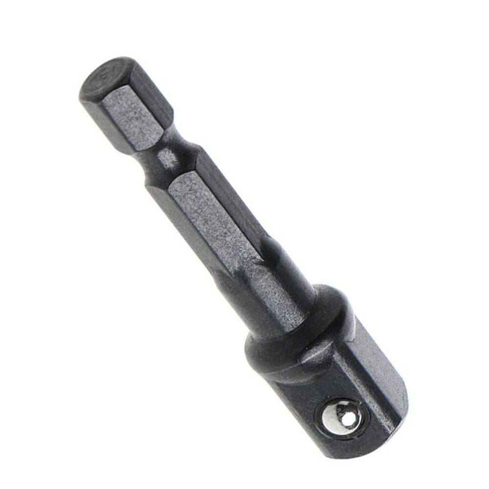 3 Pcs Socket Adapter Set Hex Shank to 1/4 3/8 1/2 Inch Impact Driver Drill Bits