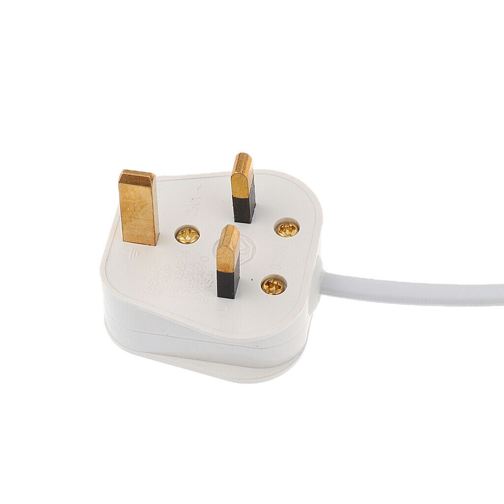 Bell Mouth Reptile Ceramic Heat Light UVB Bulb Lamp Holder E27 UK Plug White