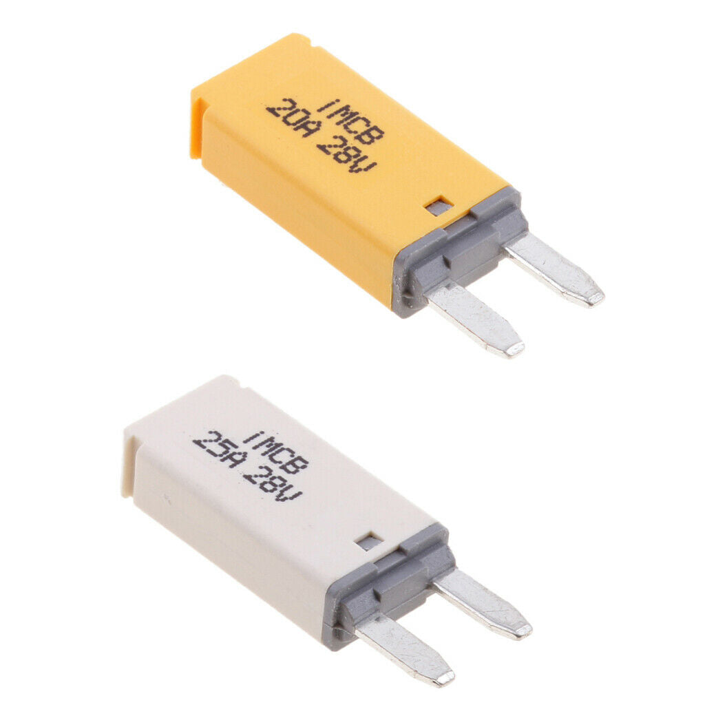 Set Of 2 Manual Reset Circuit Breakers From 20A + 25A Fuse Kit