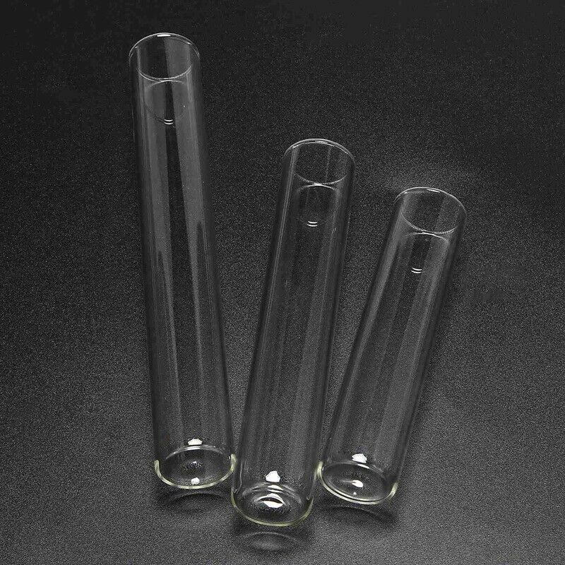 Flower Vase Glass Tubes Clear Glass Flower Pot With Wooden Stand For HydroponiB3
