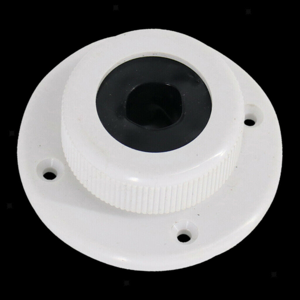 ABS Water Tight Cable Pass Thru Outlet for Boats Marine w/Threaded Cap
