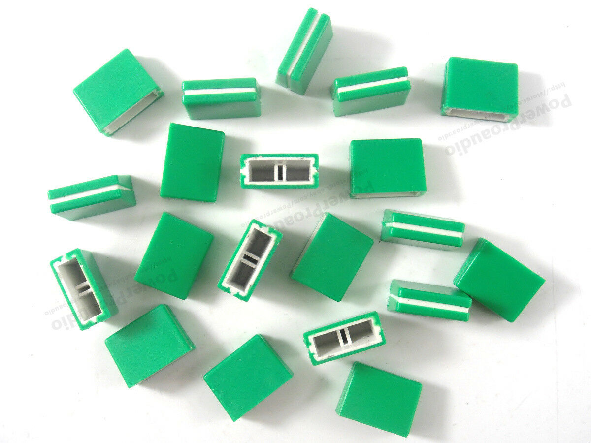 50PCS GREEN FOR PIONEER FADER CROSSFADER KNOB DJM800 DJM700 DAC2371