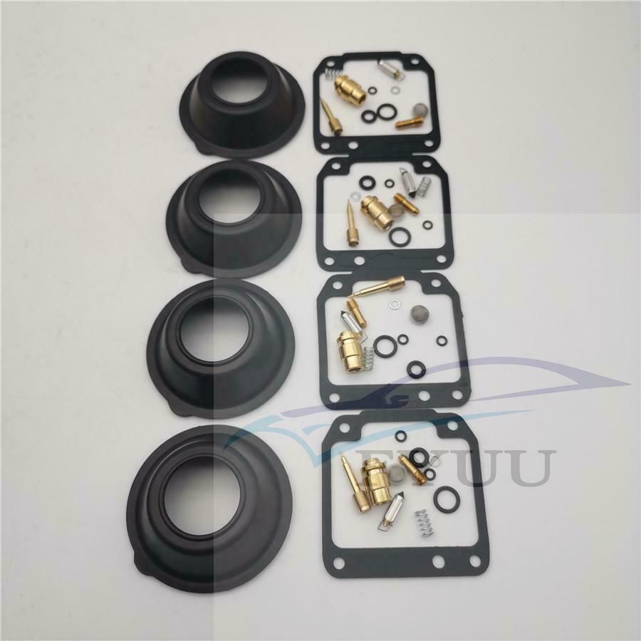 4set Carburetor Rebuild kit diaphragm Vacuum for YAMAHA XJ550 81-83 XJ 550