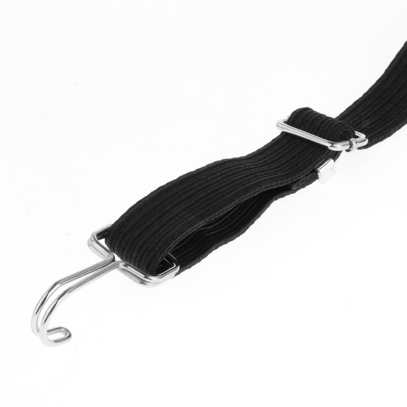 2pcs Bungee Cord Bike Car Roof Luggage Strap 1m Clothesline Tensioning Band