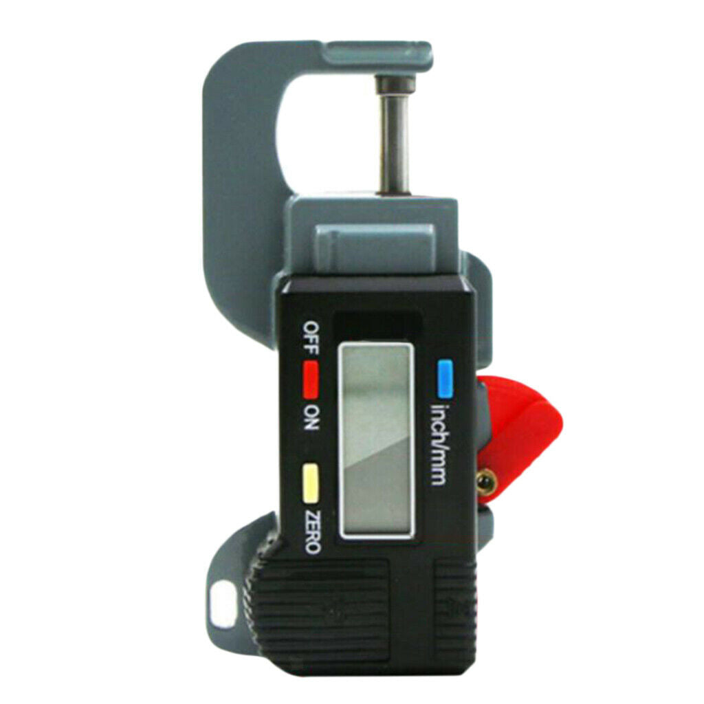 Digital Thickness Gauge LCD 0-12.7mm Thickness Meter Micrometer Measuring