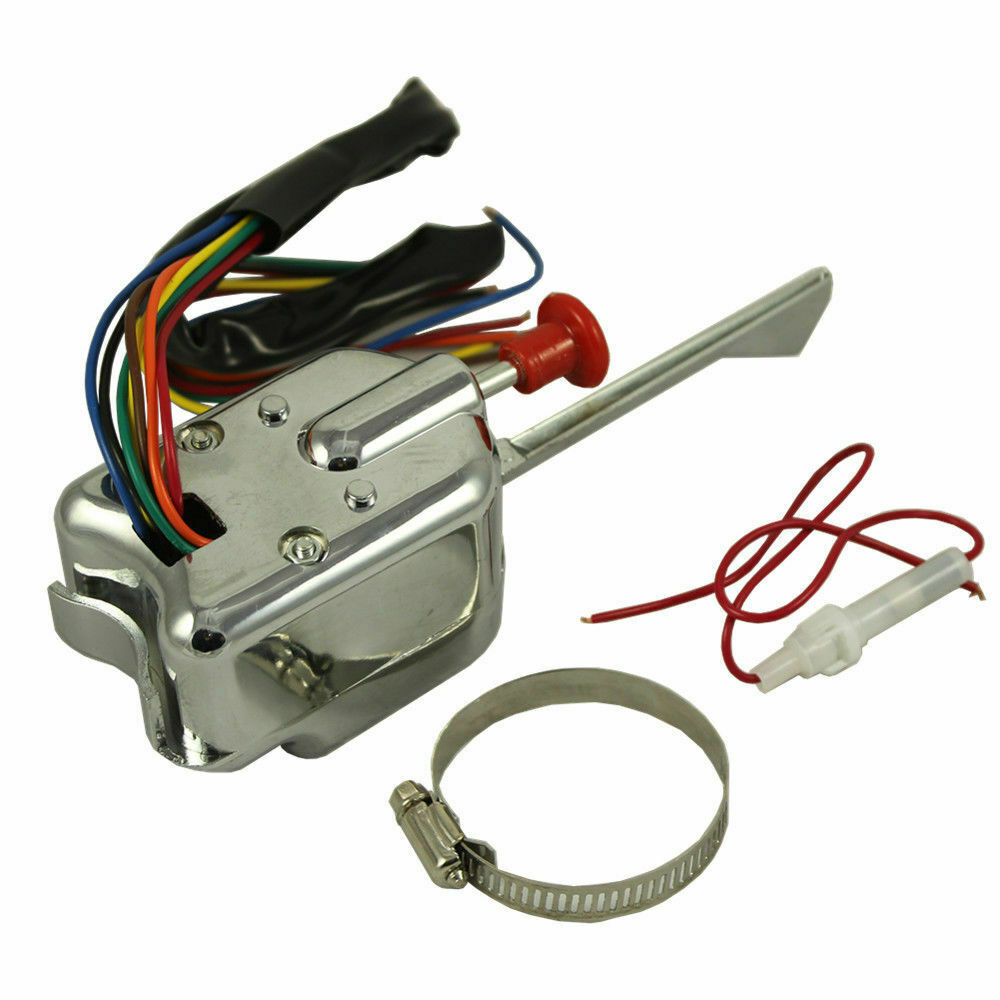 Auto Chrome Universal Street Hot Rod Turn Signal Switch for Ford Buick GM