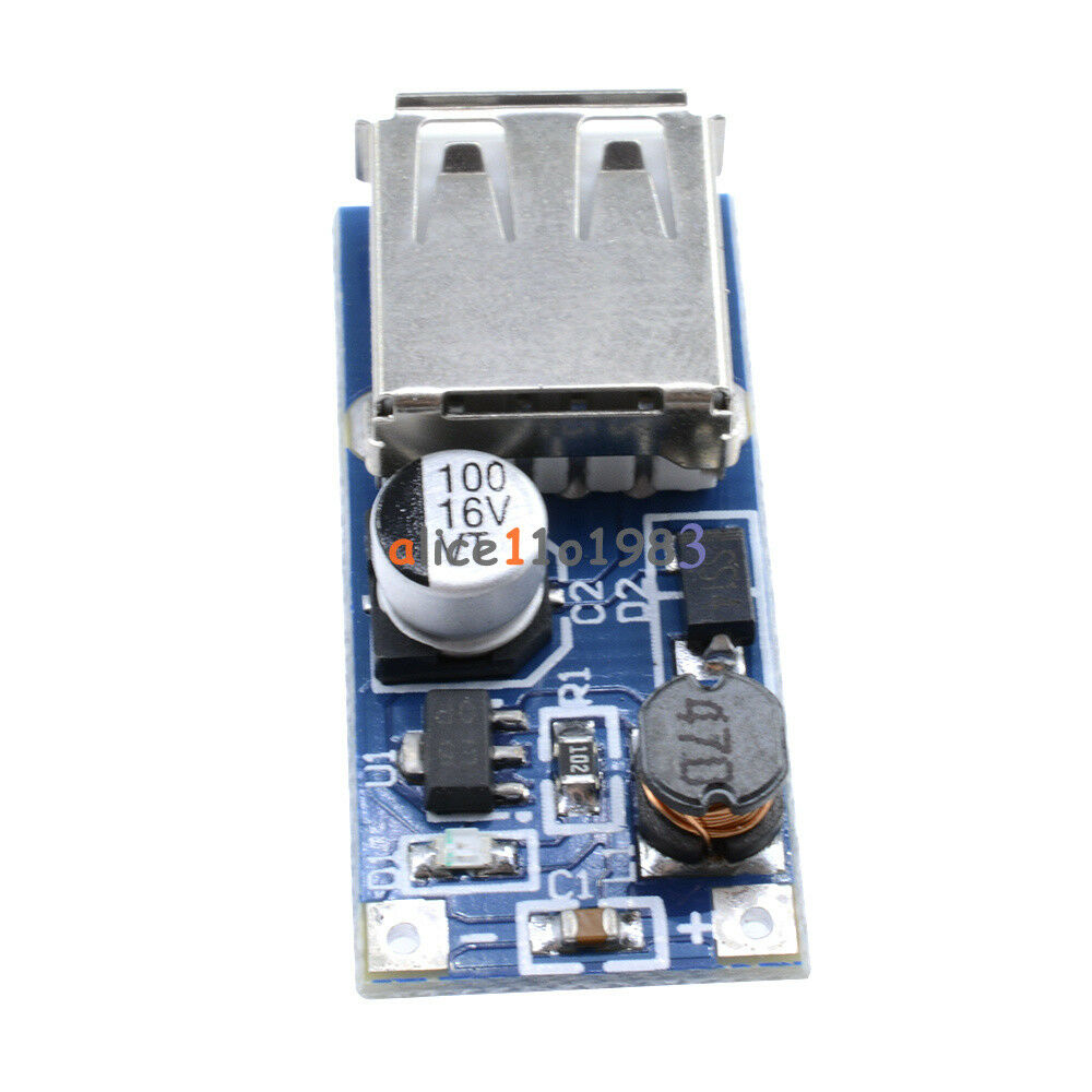 5PCS PFM Control DC-DC USB 0.9V-5V to 5V dc Boost Step-up Power Supply Module
