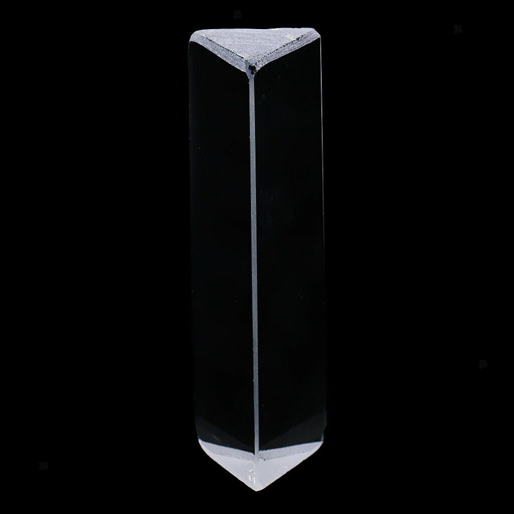 3 inch Triangular Prism Teaching Optical Glass Physics Education